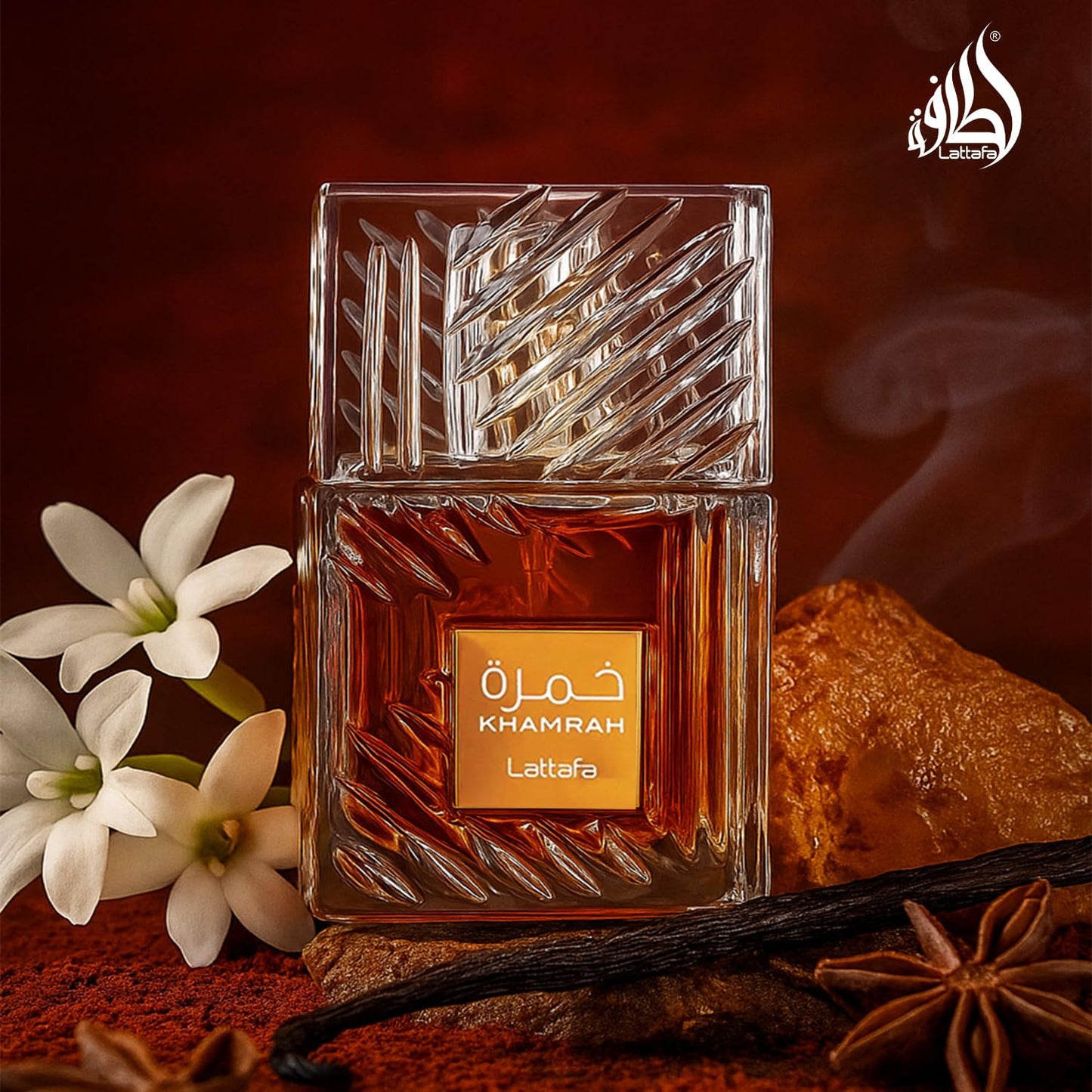 Lattafa Unisex Khamrah EDP Spray 3.4 oz