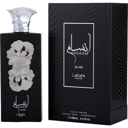 Lattafa Unisex Ansaam Silver EDP Spray 3.4