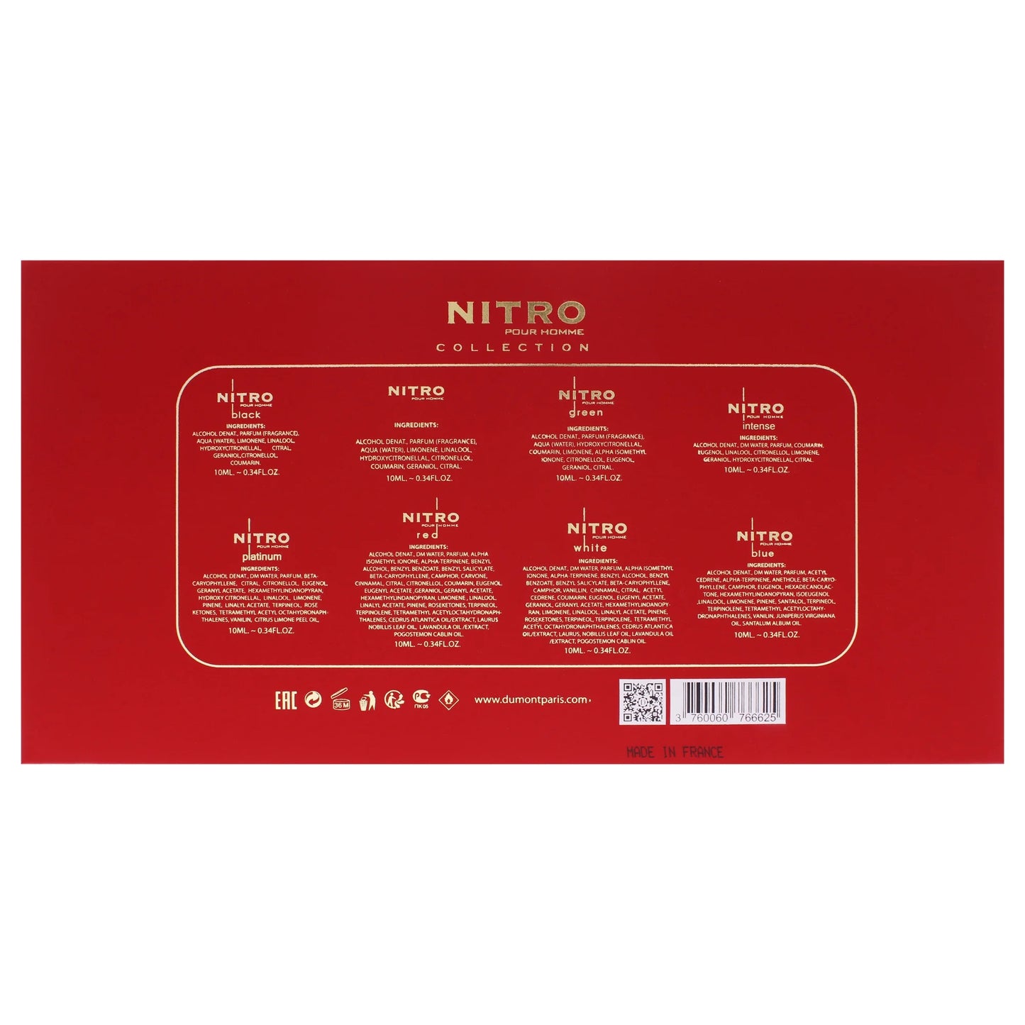 Dumont Nitro 8 Piece Coffret Set