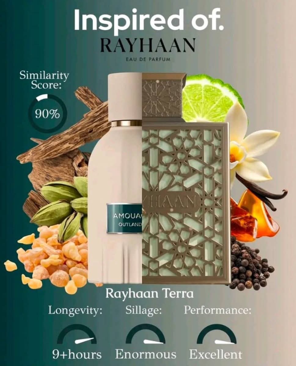 Rayhaan Terra 3.4 Oz Unisex