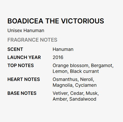 Boadicea The Victorious  Unisex Hanuman EDP 3.4 oz