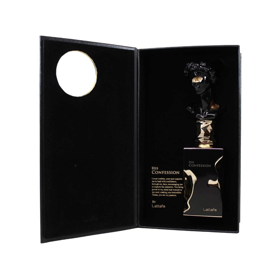 Lattafa  Men's His Confession EDP Spray 3.4 oz Fragrances