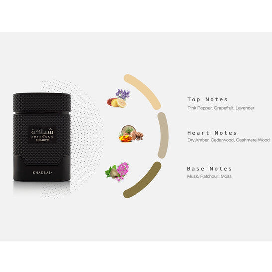 Khadlaj  Unisex Shiyaaka Shadow EDP Spray 3.4 oz