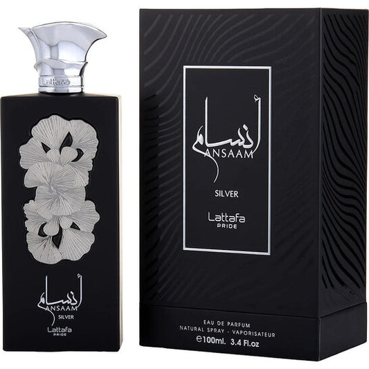 Lattafa  Unisex Ansaam Silver EDP Spray 3.4