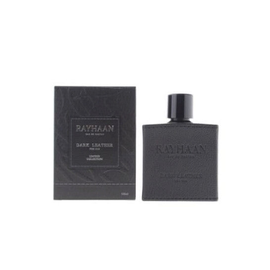 Rayhaan  Men's Dark Leather EDP Spray 3.38 oz