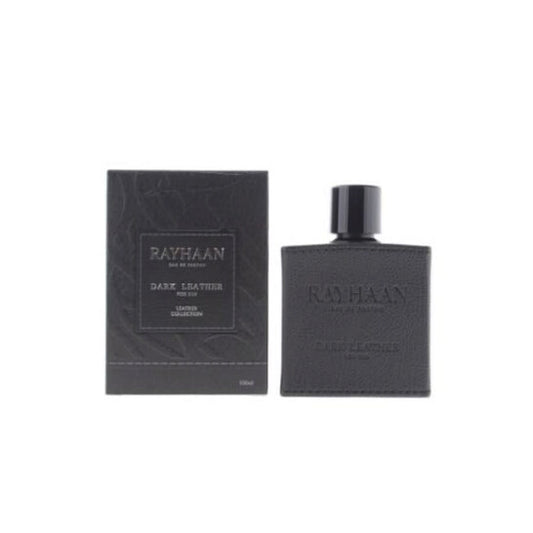 Rayhaan  Men's Dark Leather EDP Spray 3.38 oz